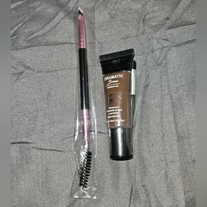 Malibu Glitz Dramatic Eyes Brow Gel # 5 + Dual-Ended Angled Brush/Spoolie BNIB